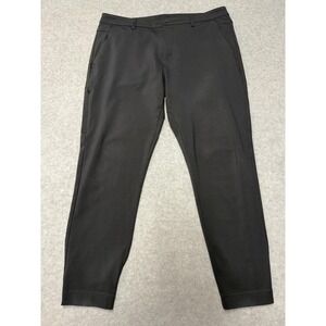BYLT Everyday Jogger Pants Mens 38 Gray Woven Stretch Zip Pocket Casual Athletic
